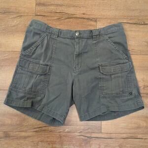 Denali Men's Size 40 Cargo Shorts Outdoors Hiking Camping Gray Baggy Rugged Y2K